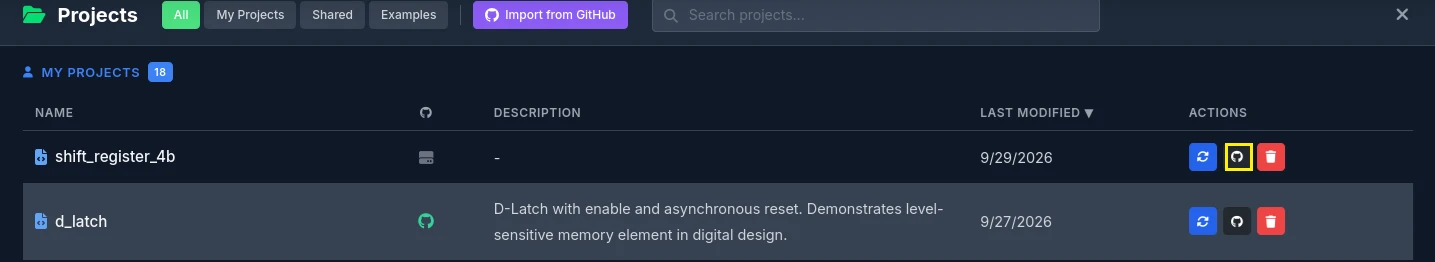 project-browser-github-export